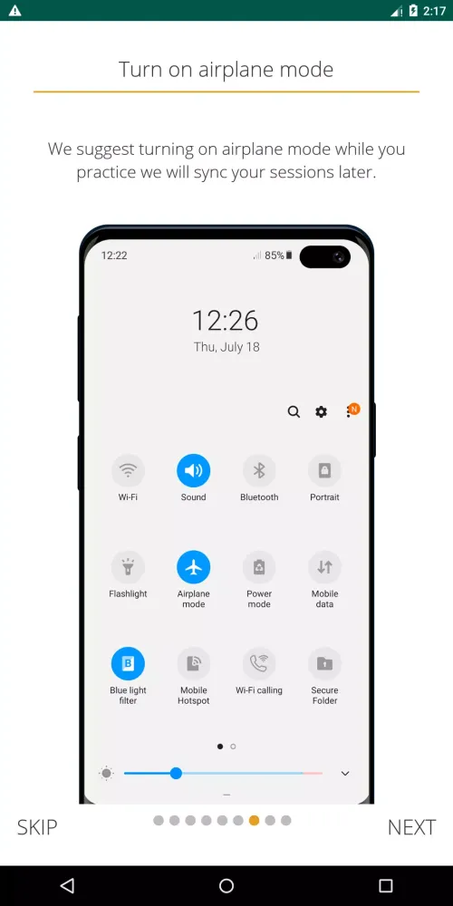 Captures d'écran de Tergar Meditation Tracker