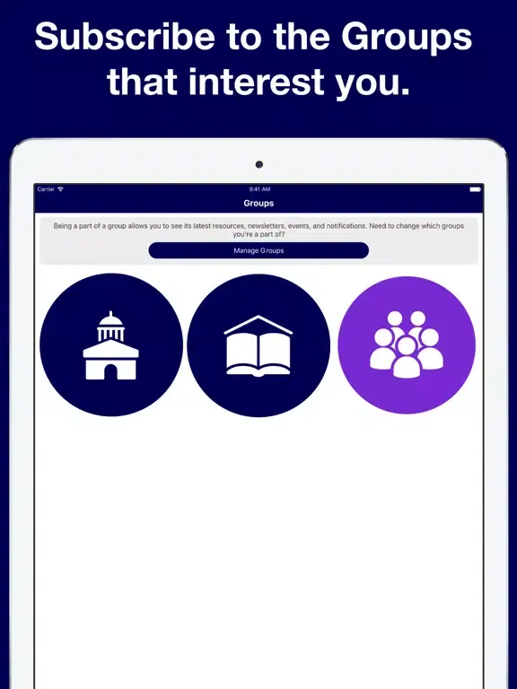 Capturas de tela do Trinity Episcopal–Victoria iPad 