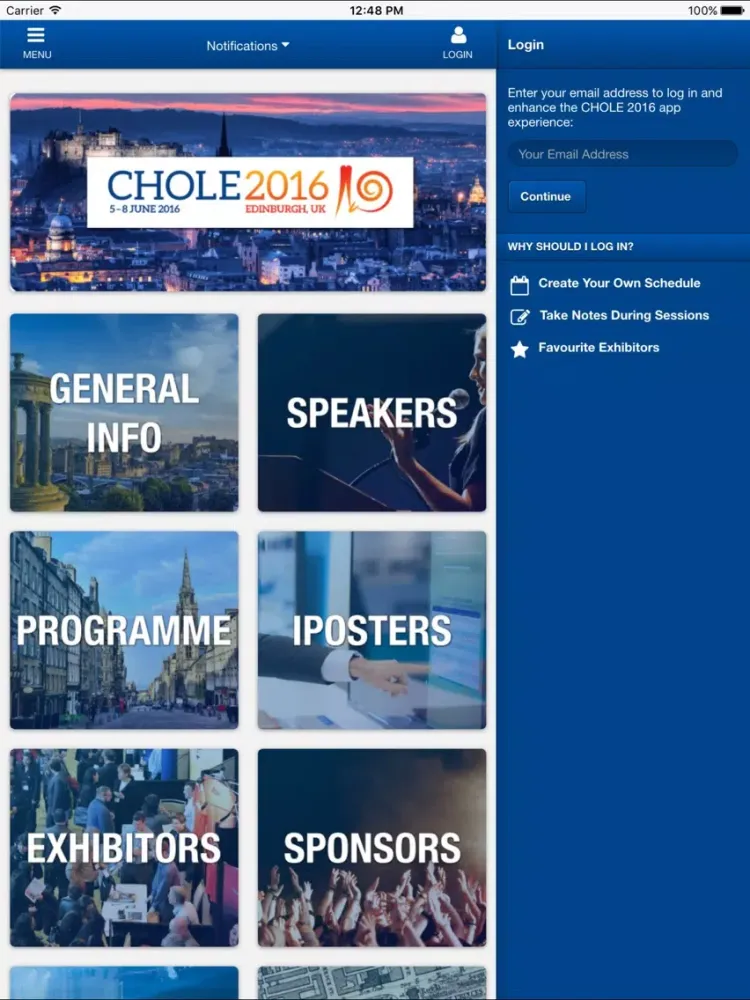 CHOLE 2016 iPad  स्क्रीनशॉट