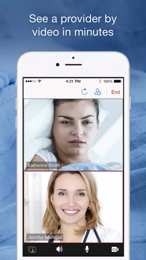 ภาพหน้าจอของ TGH Virtual Care