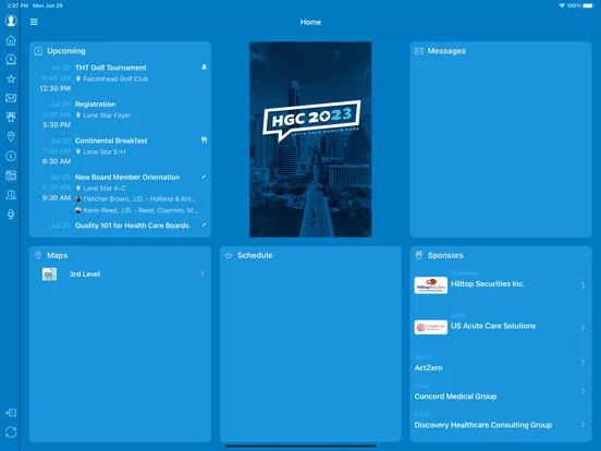 THT Healthcare Governance Conf iPad  Screenshots
