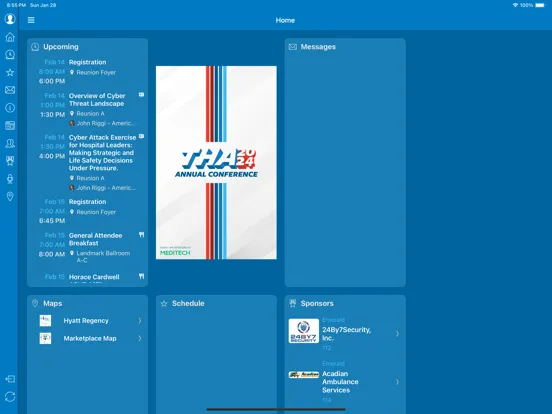 THA Annual Conference iPad  Screenshots