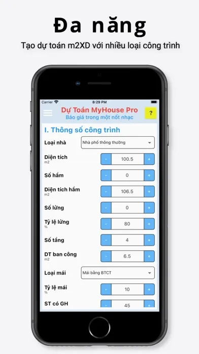 صور Dự Toán MyHouse Pro