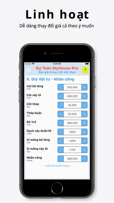 صور Dự Toán MyHouse Pro