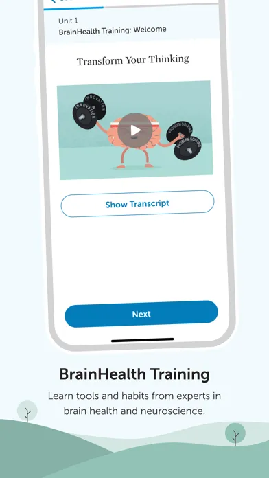 Zrzuty ekranu BrainHealth®
