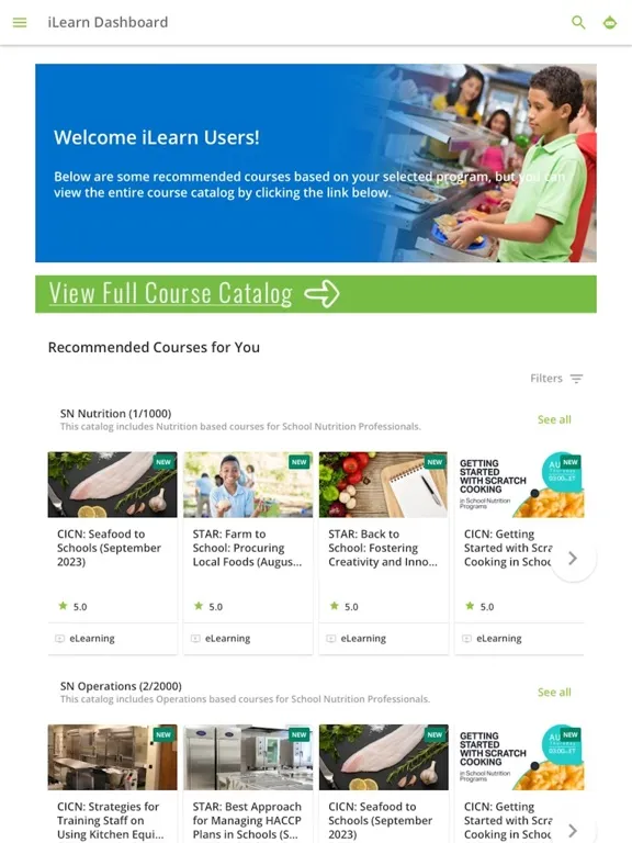 iLearn @ ICN iPad  스크린샷