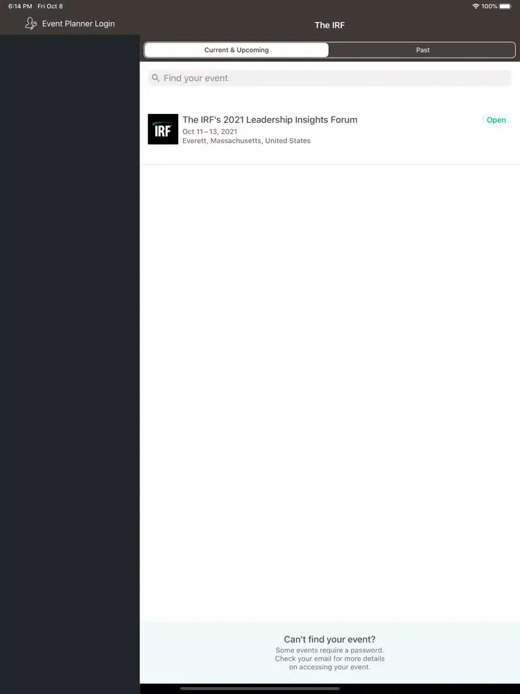 Incentive Research Foundation iPad 應用截圖