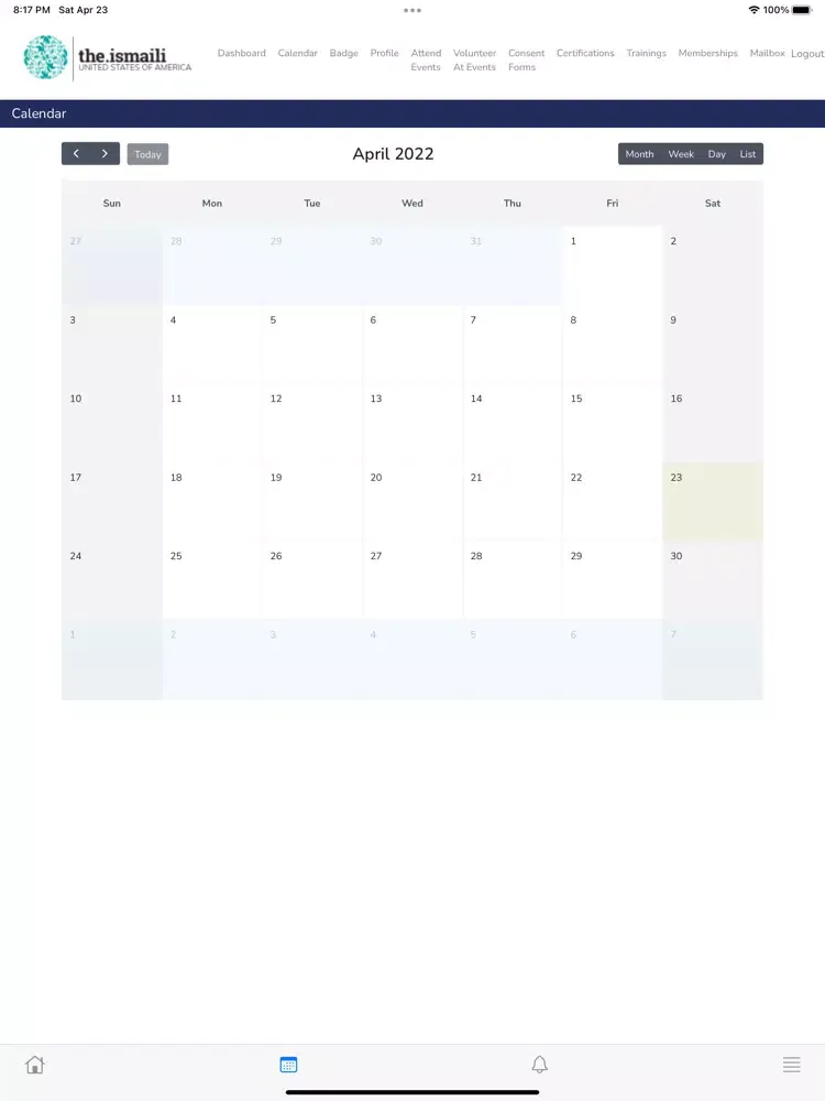 Volunteer Resource Management iPad  স্ক্রিনশট
