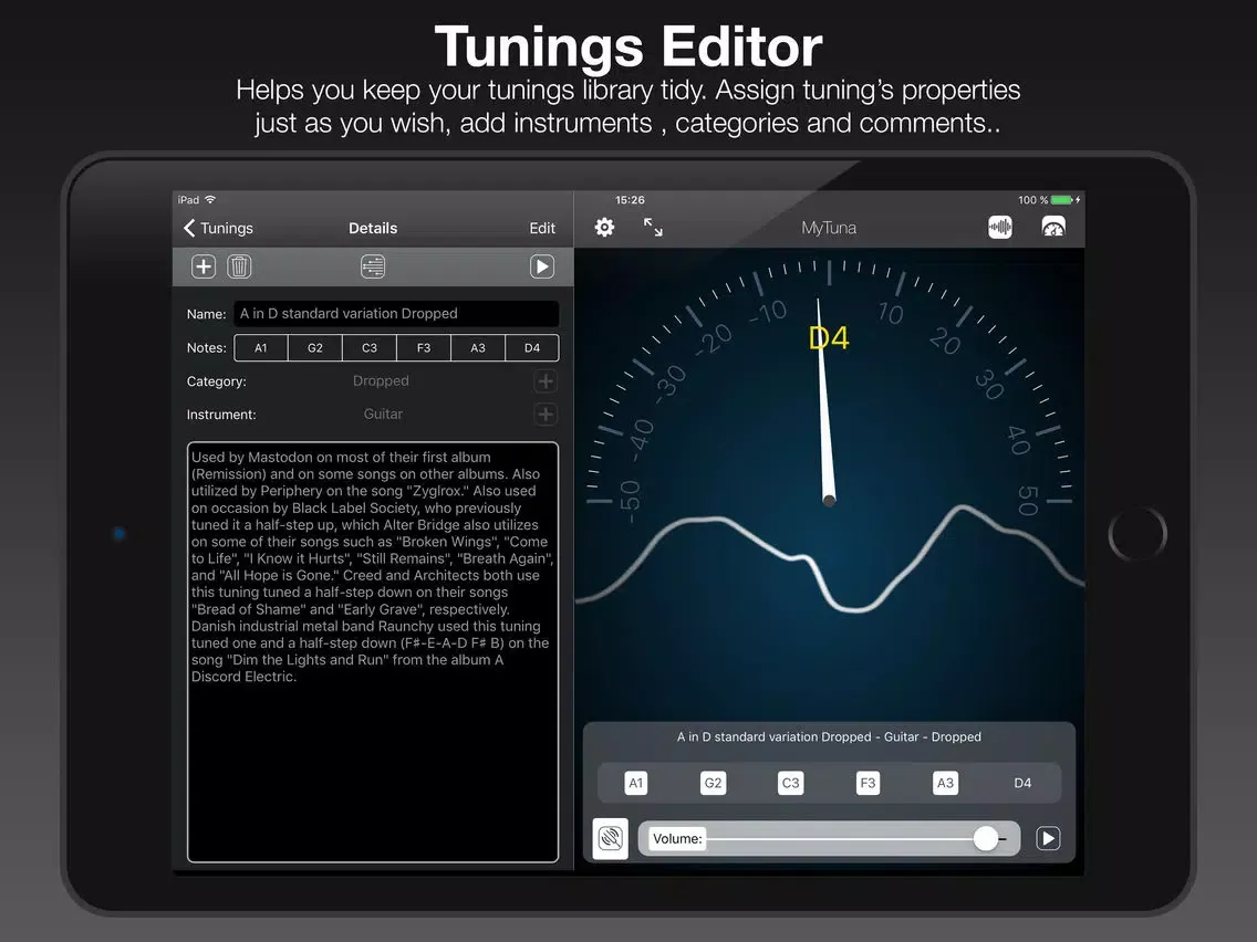 Capturas de pantalla de MyTuna iPad 