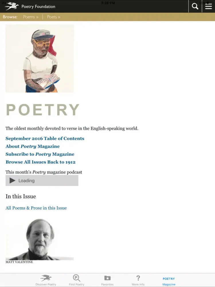 Скриншоты POETRY - The Poetry Foundation iPad 