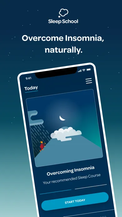 Capturas de tela do Sleep School: Insomnia Help