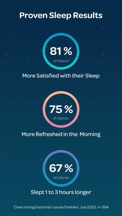 Capturas de tela do Sleep School: Insomnia Help
