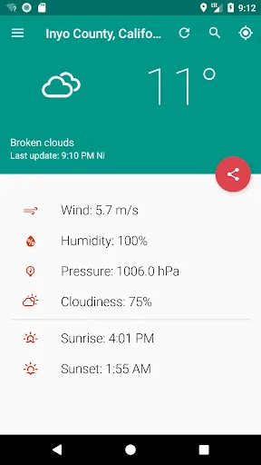 Capturas de tela do Your local weather