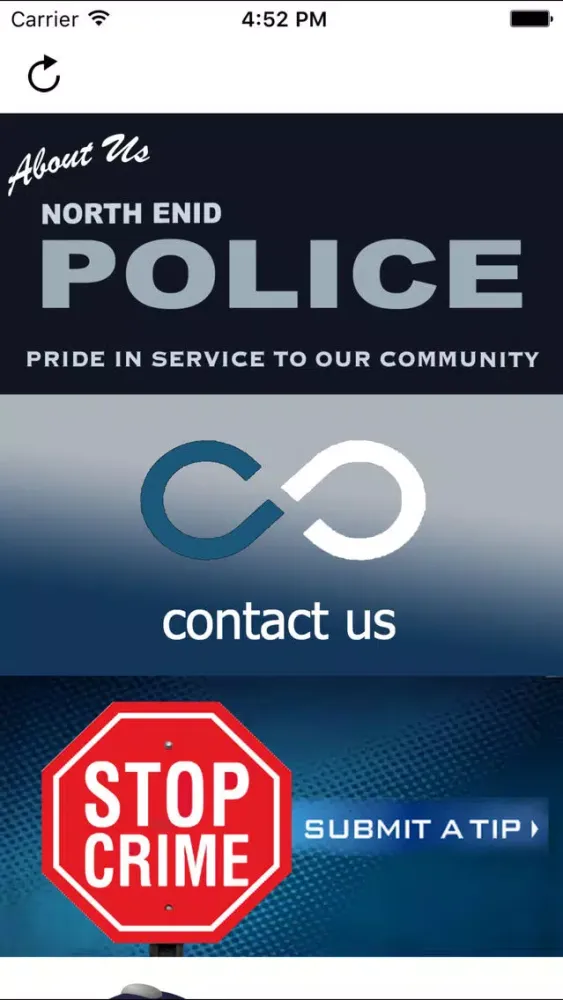 Capturas de pantalla de North Enid Police Department