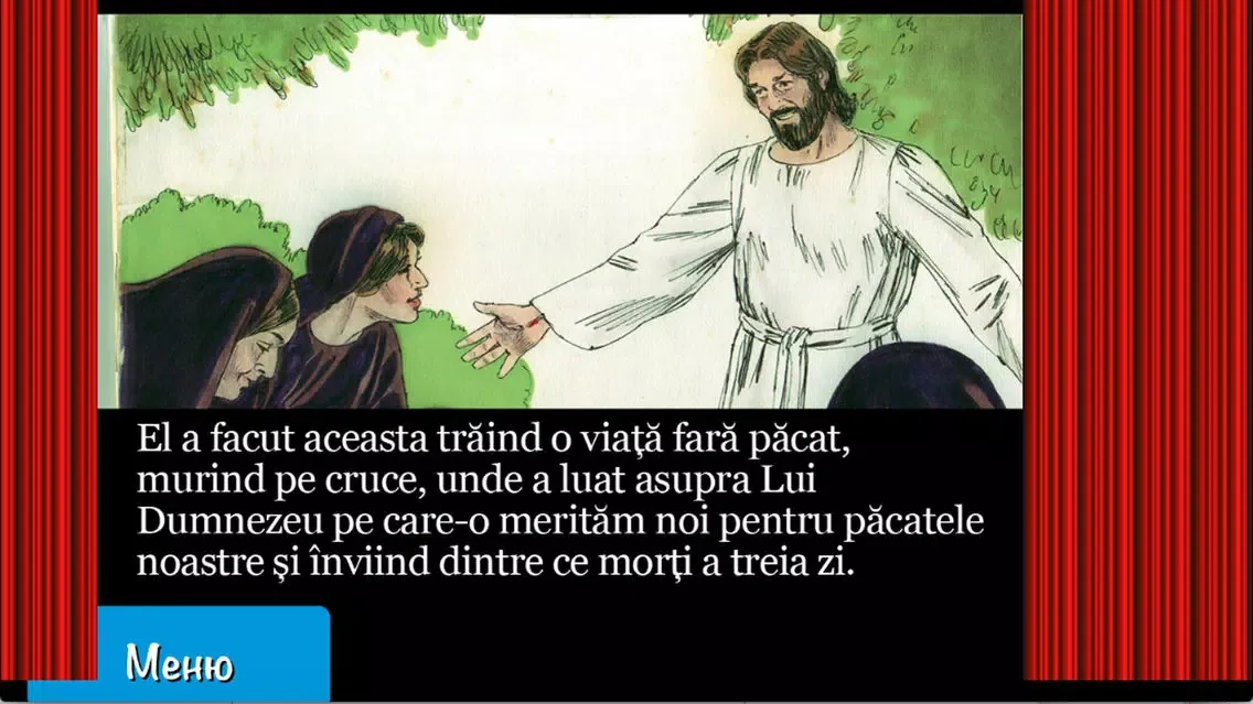 Zrzuty ekranu Planului Dumnezeu—De la Creație la Hristos