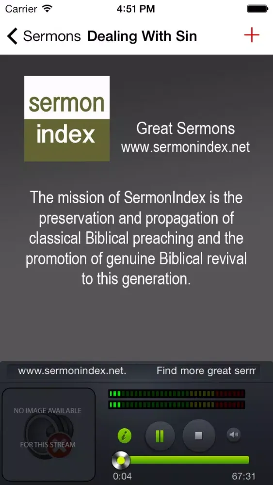 Sermon Index Podcast Ekran Görüntüleri