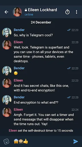 Telegram X應用截圖