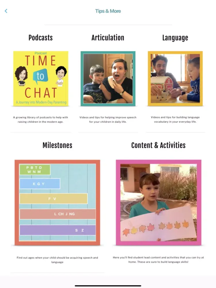 Zrzuty ekranu The Chatterbox iPad 