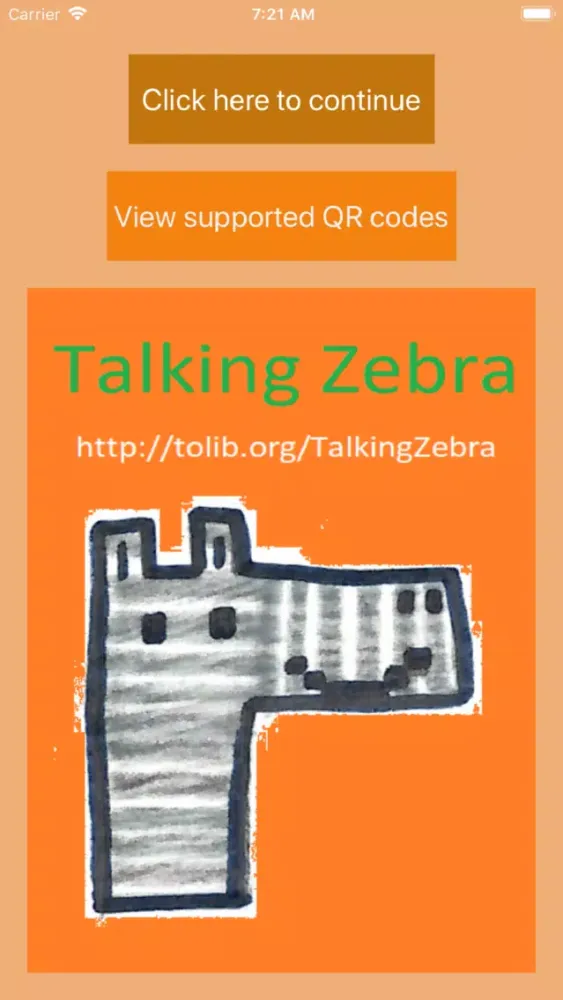 Talking Zebra Screenshots