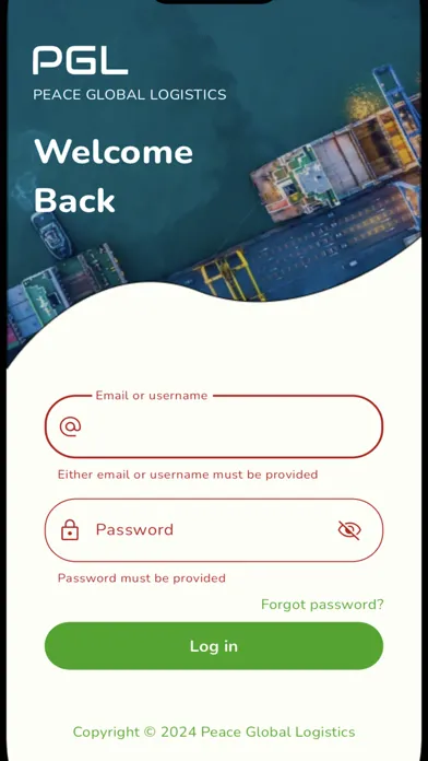 Capturas de pantalla de Peace Global Logistics