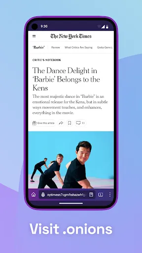 Capturas de tela do Tor Browser (Alpha)