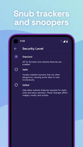 Capturas de tela do Tor Browser (Alpha)