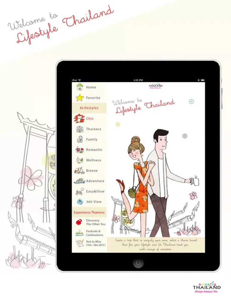 Lifestyle Thailand iPad  Screenshots