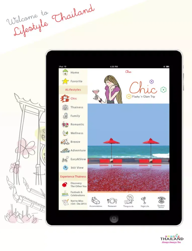 Lifestyle Thailand iPad  Screenshots