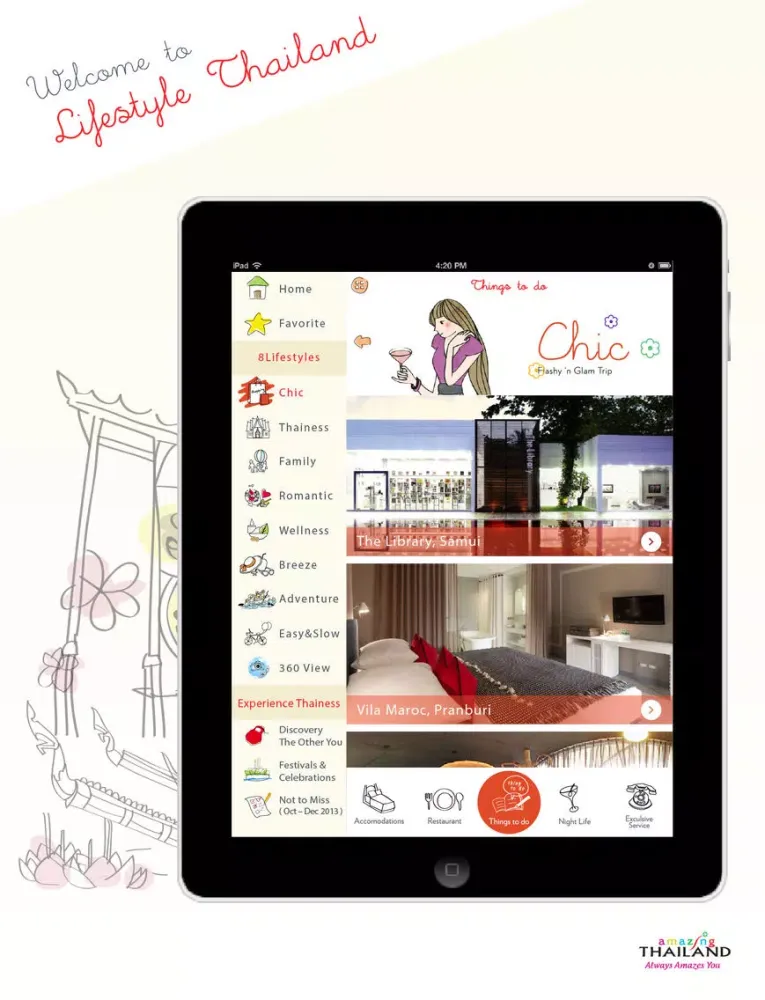 Lifestyle Thailand iPad  Screenshots