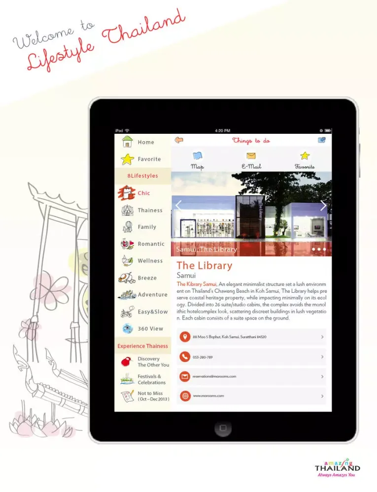 Lifestyle Thailand iPad  Screenshots
