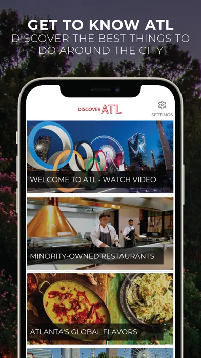 Discover Atlanta. Screenshots