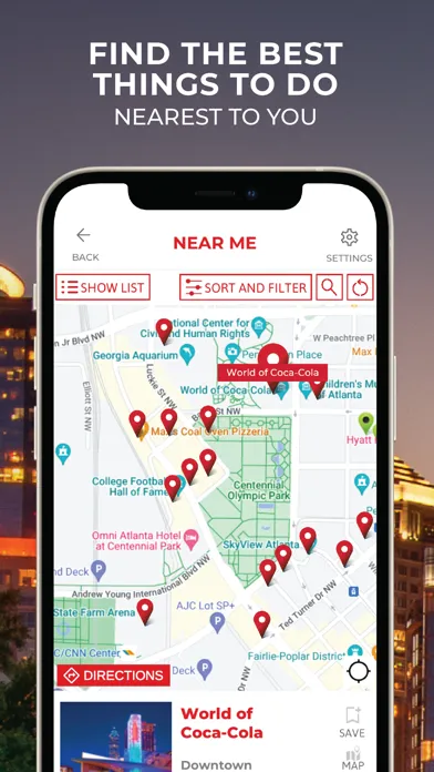Discover Atlanta. Screenshots