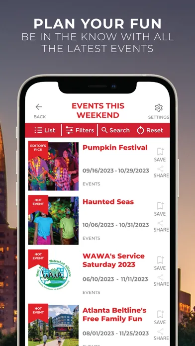 Discover Atlanta. Screenshots