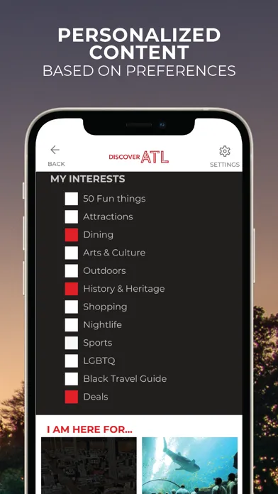 Discover Atlanta. Screenshots