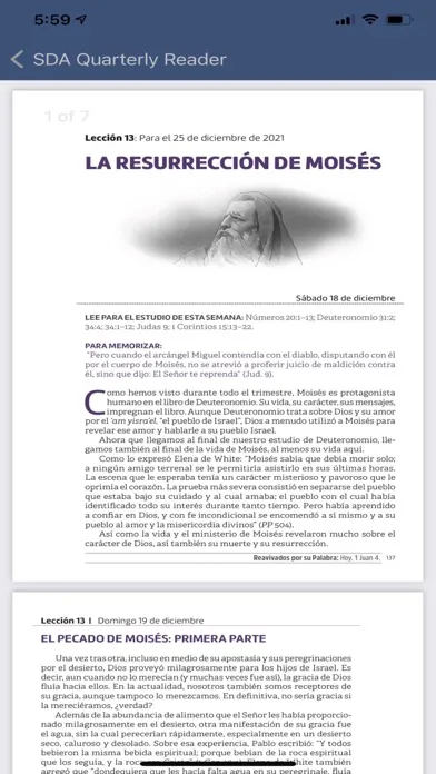 Captures d'écran de SDA Adult Lesson (Quarterly)