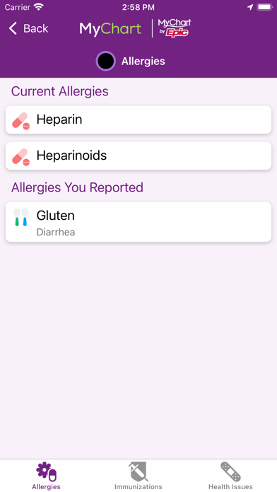 Trinity Health MyChart Ekran Görüntüleri