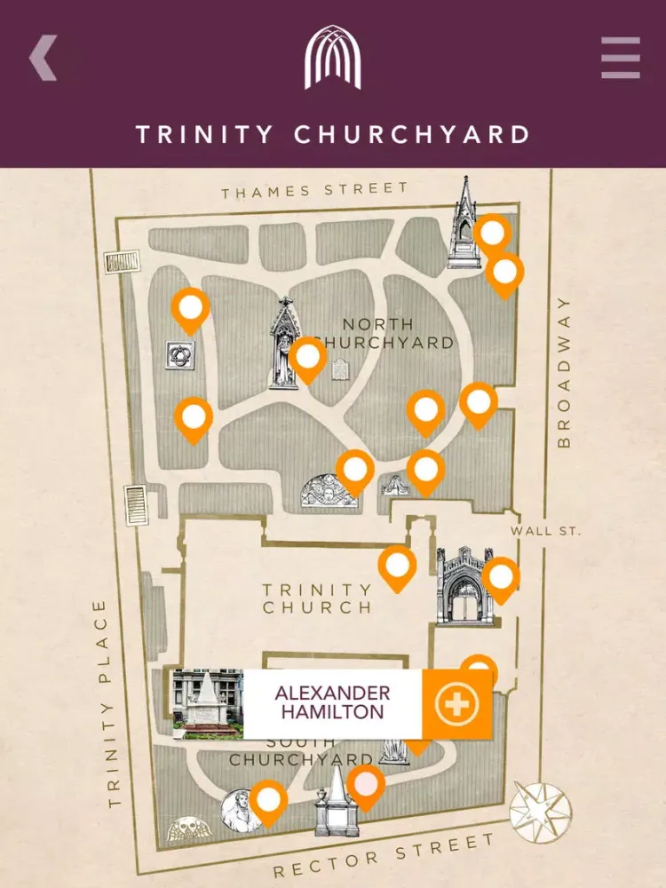 Trinity Wall Street Tour iPad  Screenshots