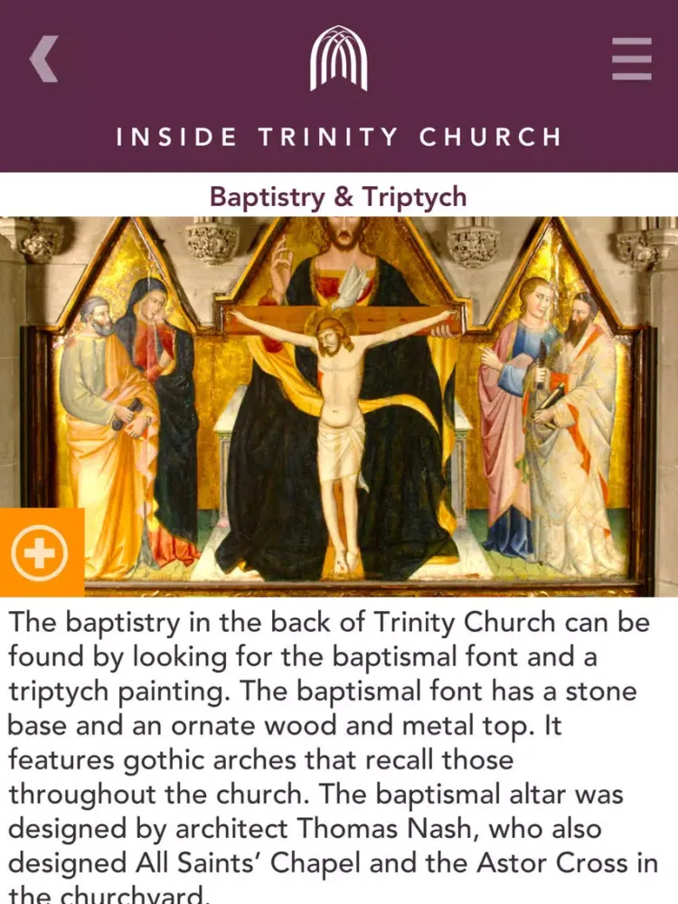 Trinity Wall Street Tour iPad  Screenshots