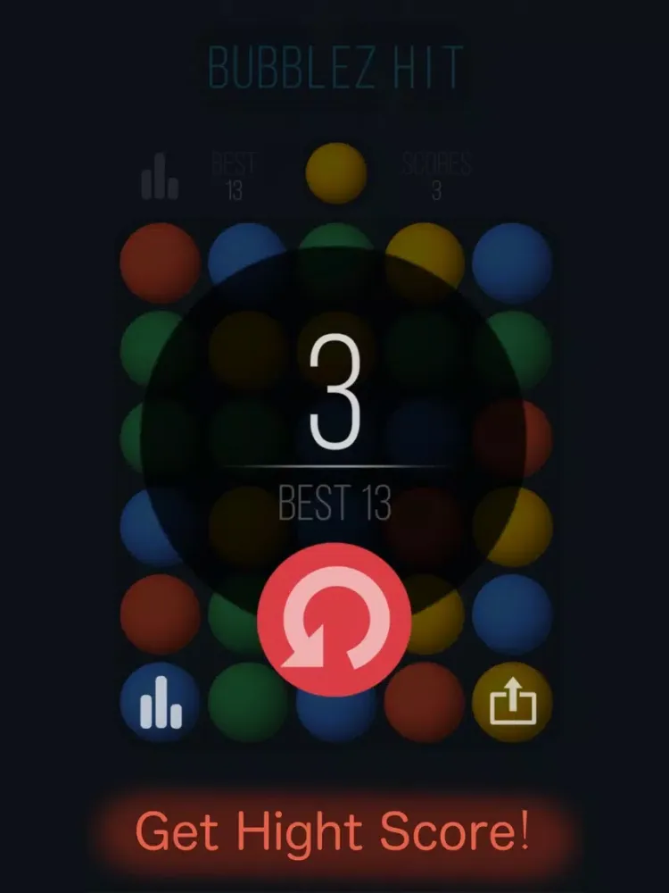Ảnh chụp màn hình của Bubblez Hit iPad 