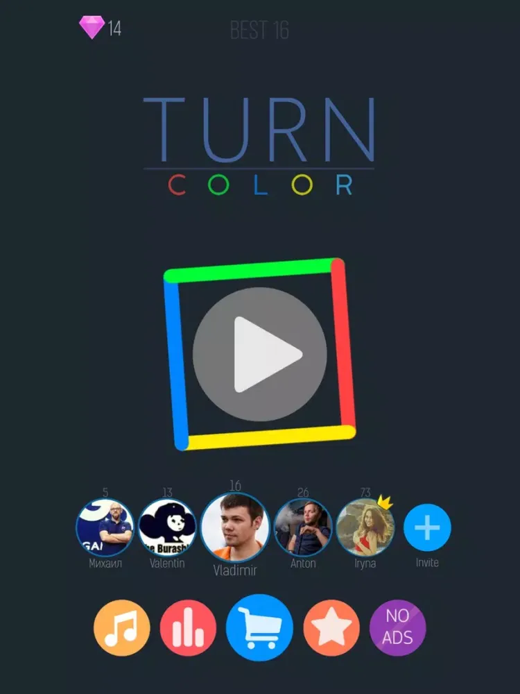 Zrzuty ekranu Turn Color iPad 