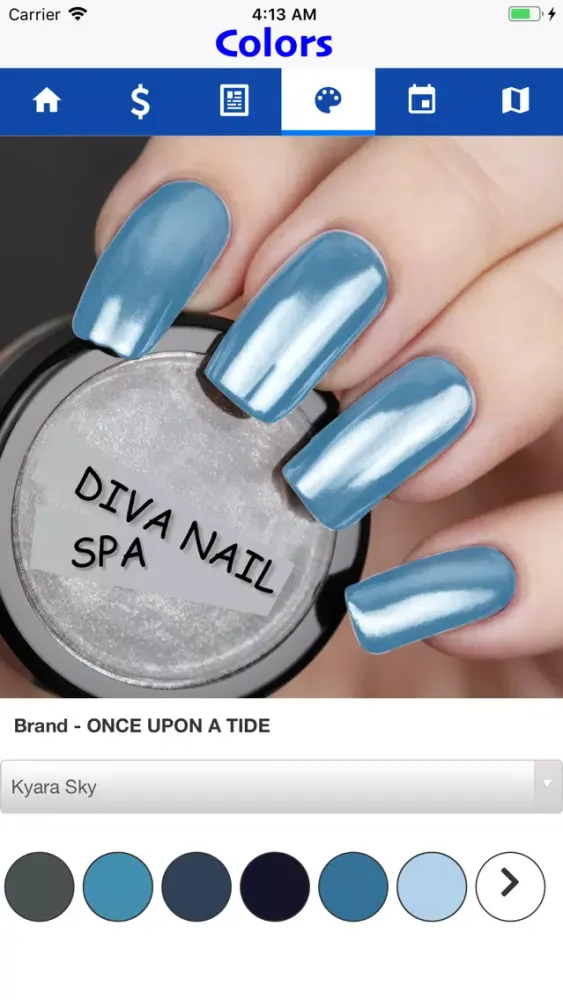 Tangkapan layar Diva Nails Spa Reward