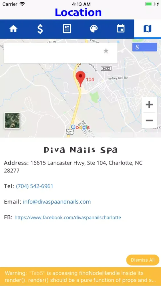 Tangkapan layar Diva Nails Spa Reward