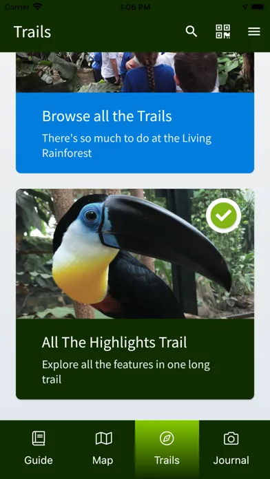 Zrzuty ekranu The Living Rainforest Explorer
