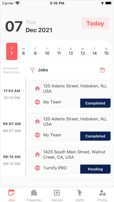 Capturas de tela do Turnify: Airbnb Cleaning