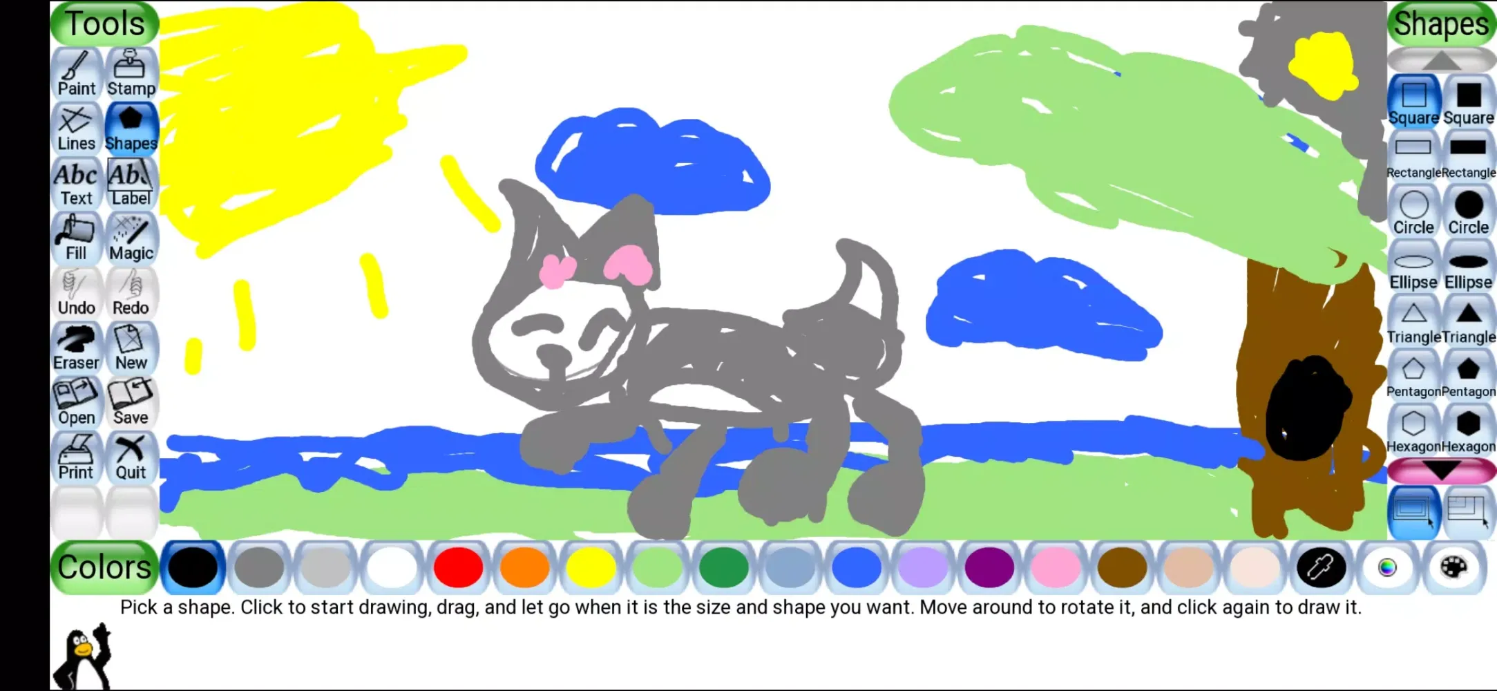 Tux Paint应用截图