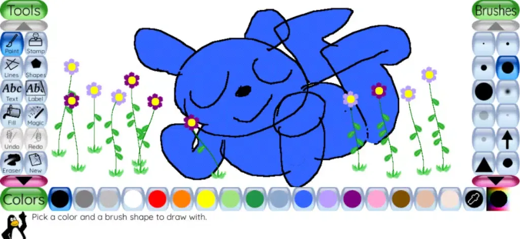 Tux Paint应用截图