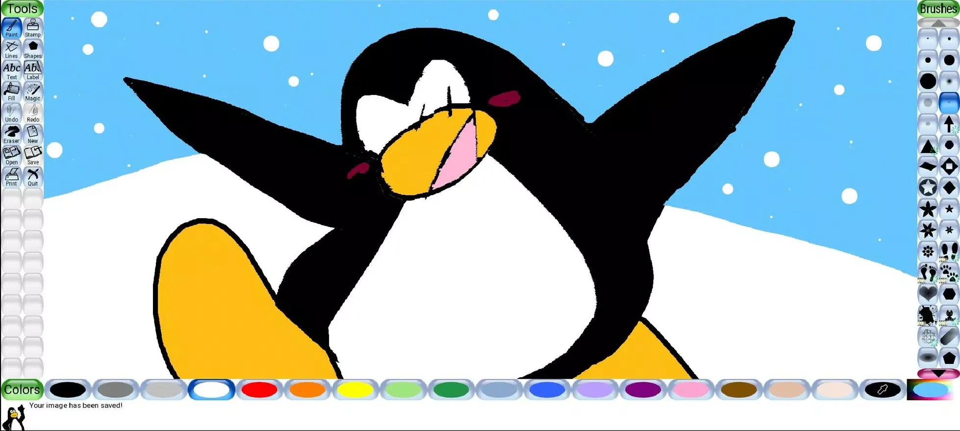 Tux Paint应用截图