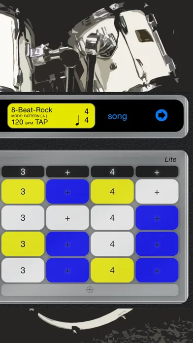 Скриншоты Rhythm Machine - Lite - The drum machine for practicing!