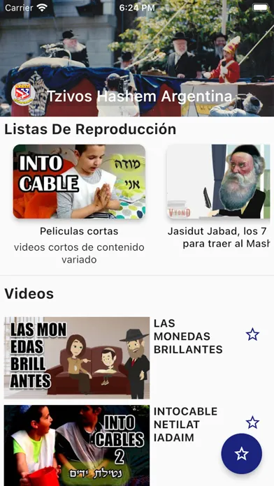 Capturas de pantalla de Tzivos Hashem Argentina