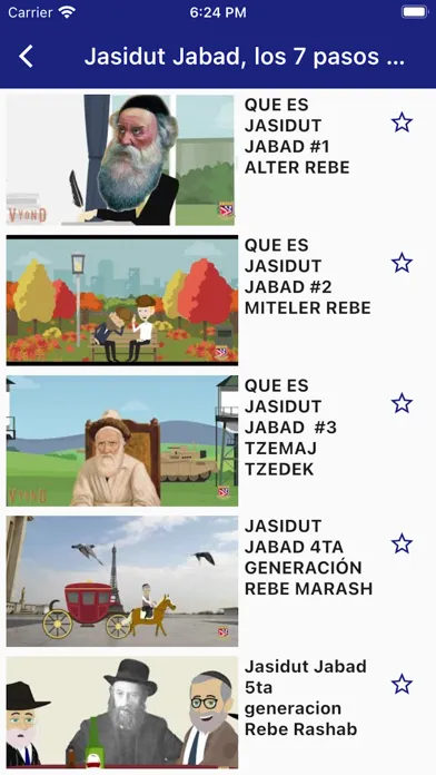 Capturas de pantalla de Tzivos Hashem Argentina